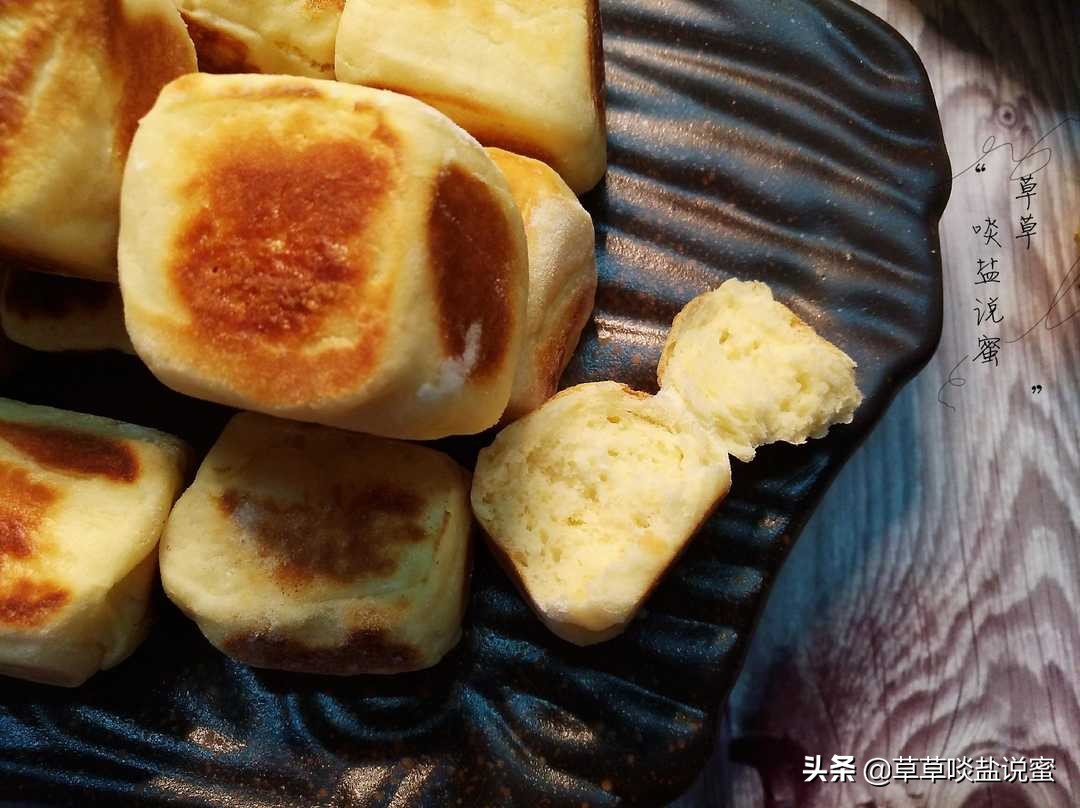 馒头不用油炸,不用鸡蛋也能做的奶香小馒头