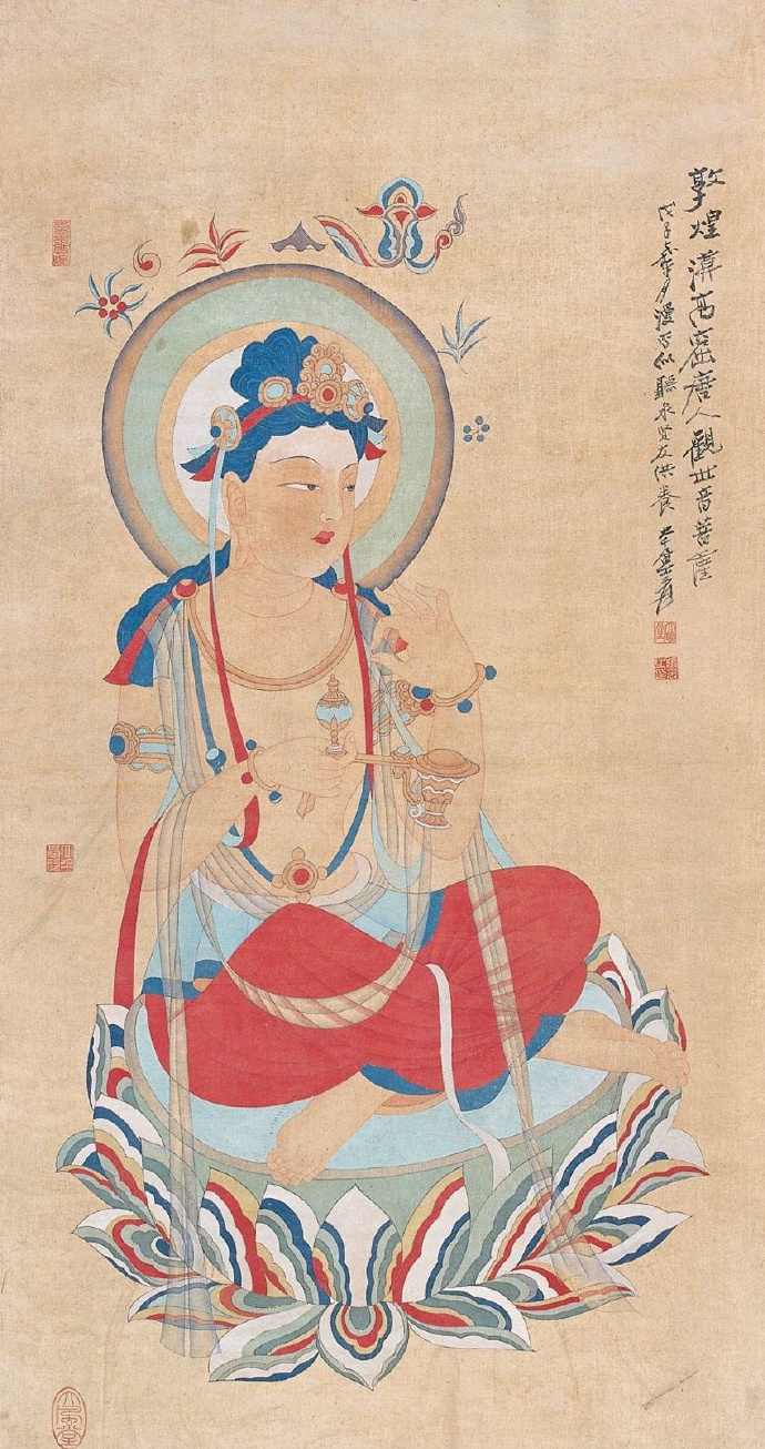 张大千的画高清图片大全,张大千的精品