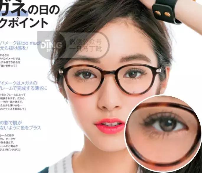 戴眼镜显眼睛小怎么化妆,戴眼镜又凸眼怎么化妆