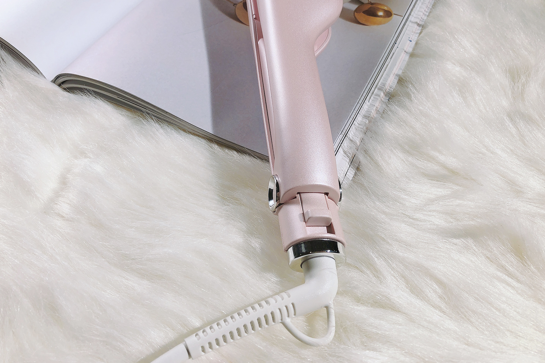 泡面头卷发棒发型,lena蛋卷头卷发棒教程