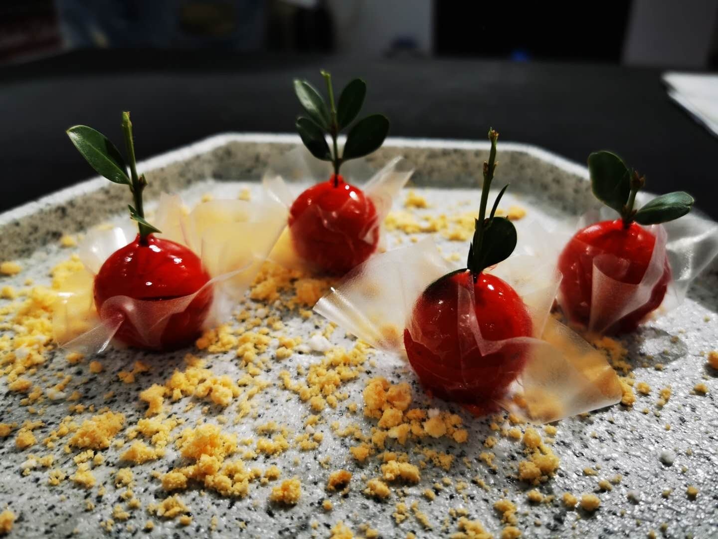 曼谷米其林分子料理,米其林分子料理凉菜