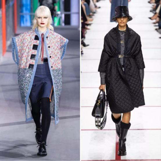 今年最火的绗缝棉服,冬季绗缝两面穿棉服