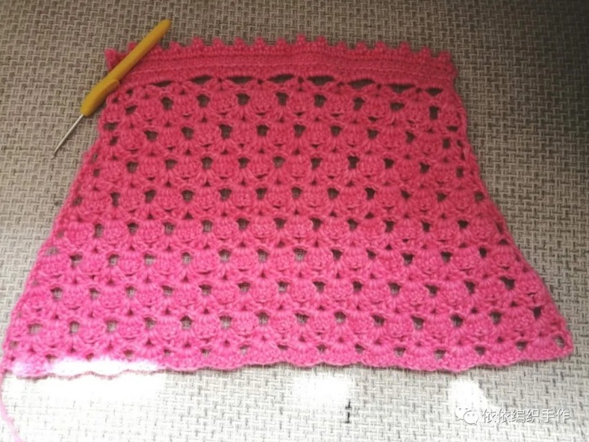 枫叶花宝宝开衫编织教程,3个水草花开衫领子怎么样钩