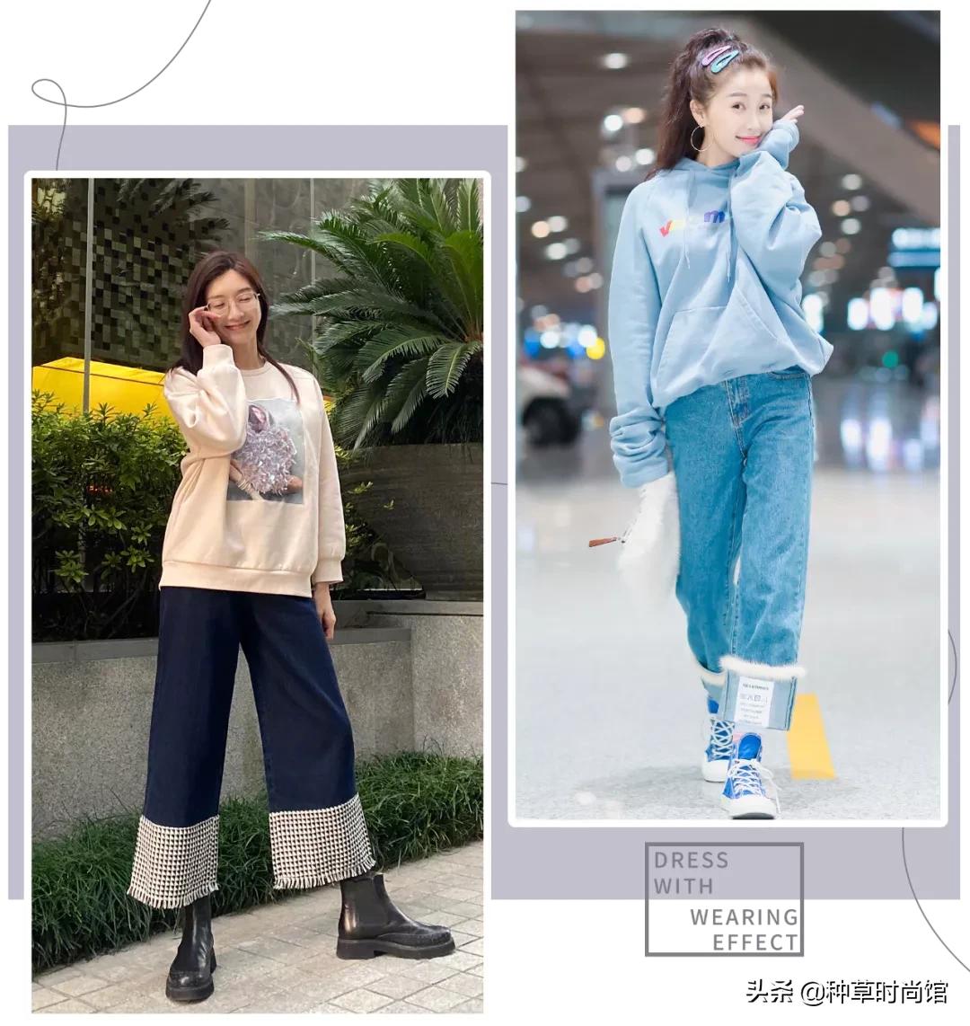 秋冬新款上新卫衣穿搭,今秋更流行卫衣裙