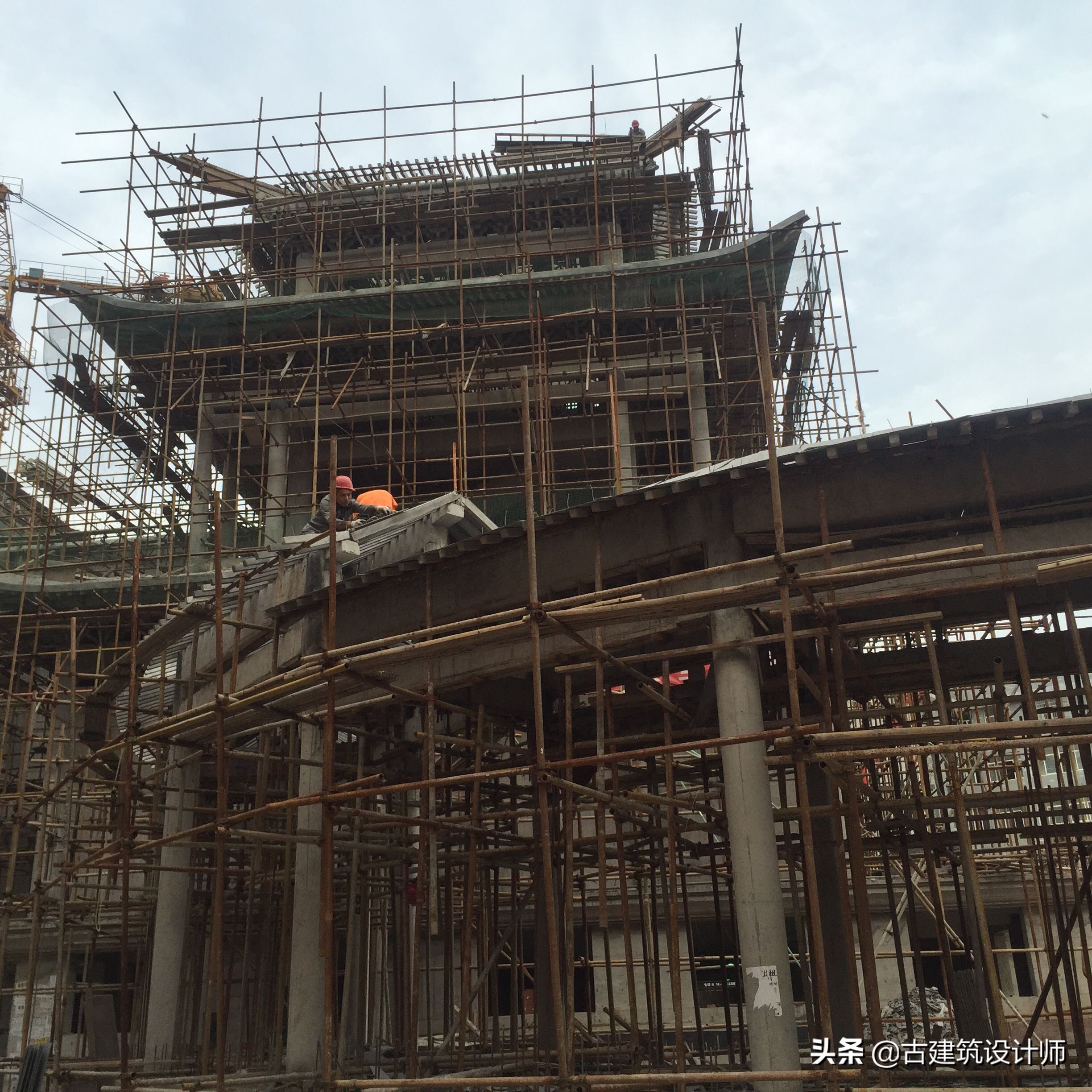 中国钢结构仿古建筑发展现状,仿古建筑混凝土框架结构施工