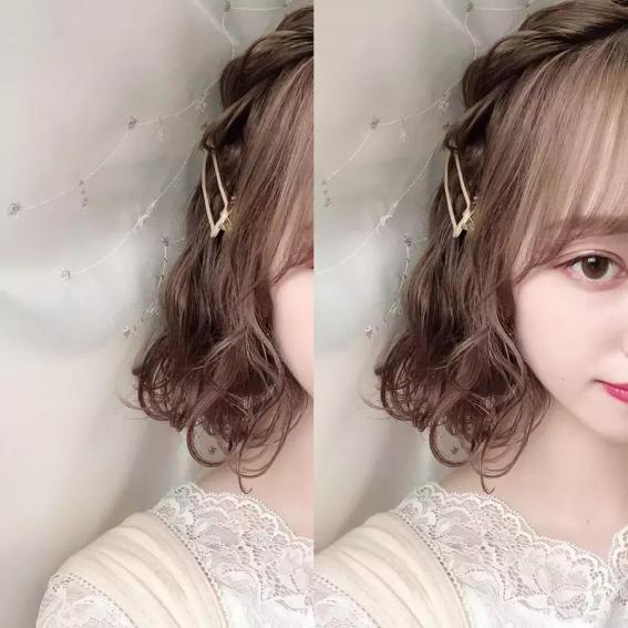 短波波头简单扎法,最简单波波头修剪视频