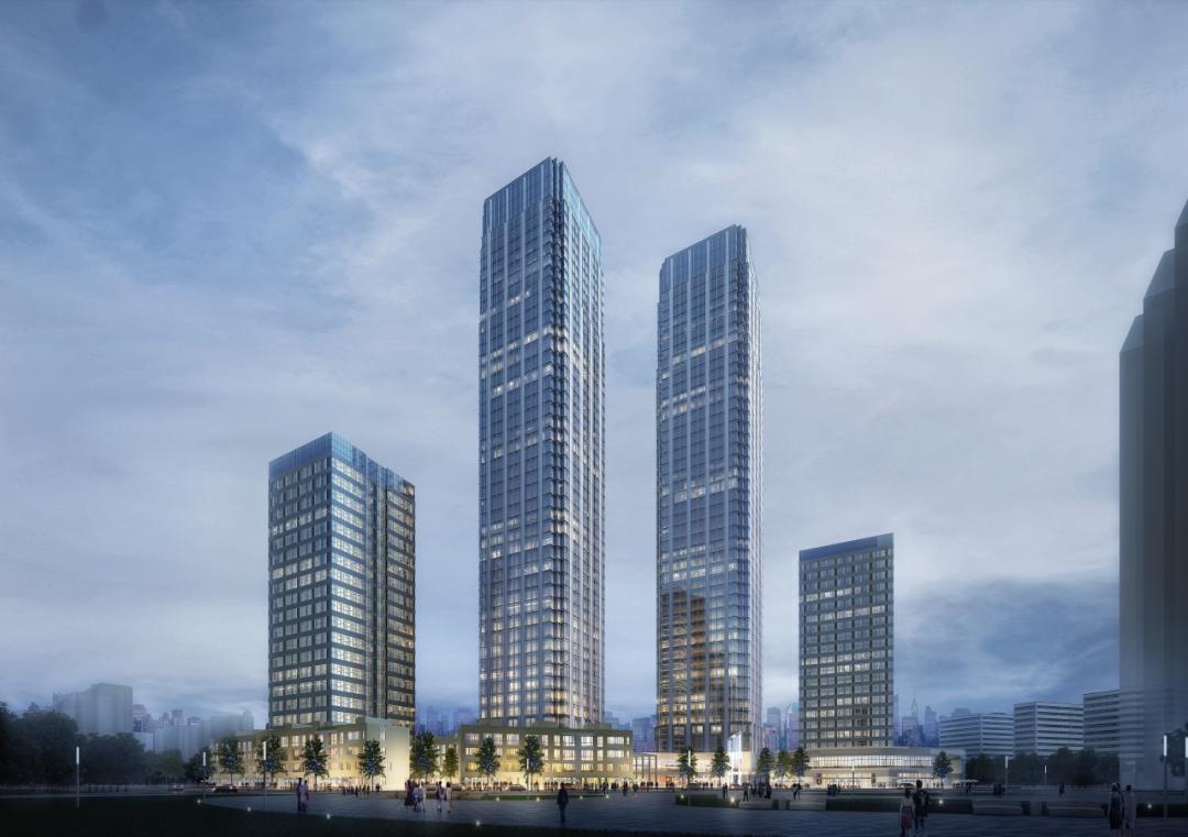 绿地海外滩青岛效果图,青岛绿地海外滩分布图