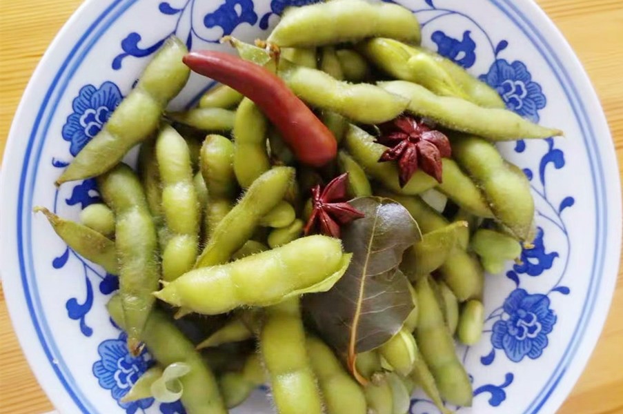 水煮毛豆翠绿入味技巧,毛豆怎么煮入味最简单的