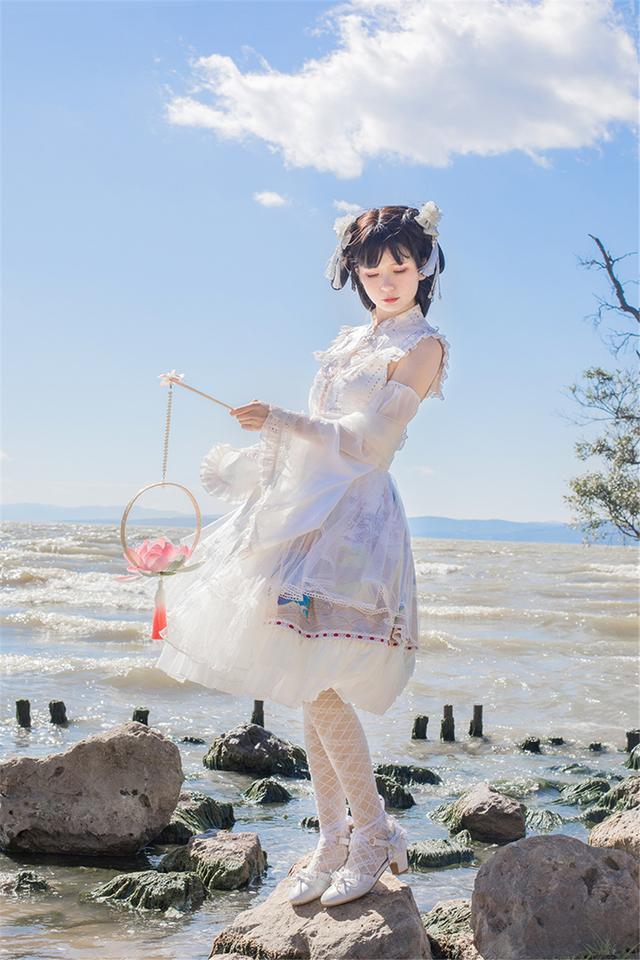 女士洛丽塔风穿搭,夏天洛丽塔简便穿法