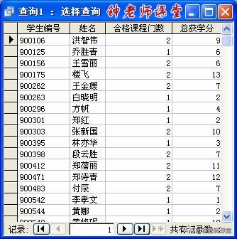 15、ACCESS总计查询（分组查询）设计（ACCESS图解操作系列）