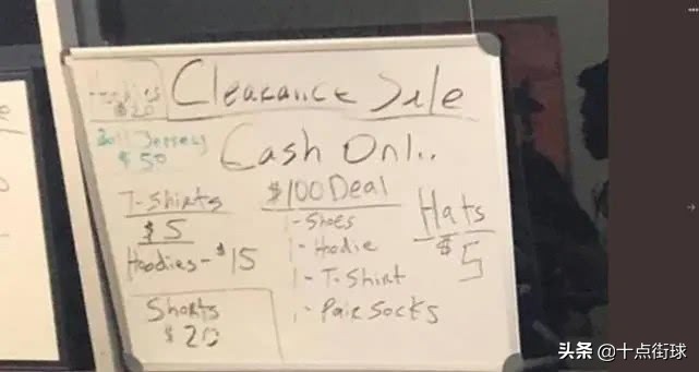 球爹最新消息,球鞋品牌清仓价格