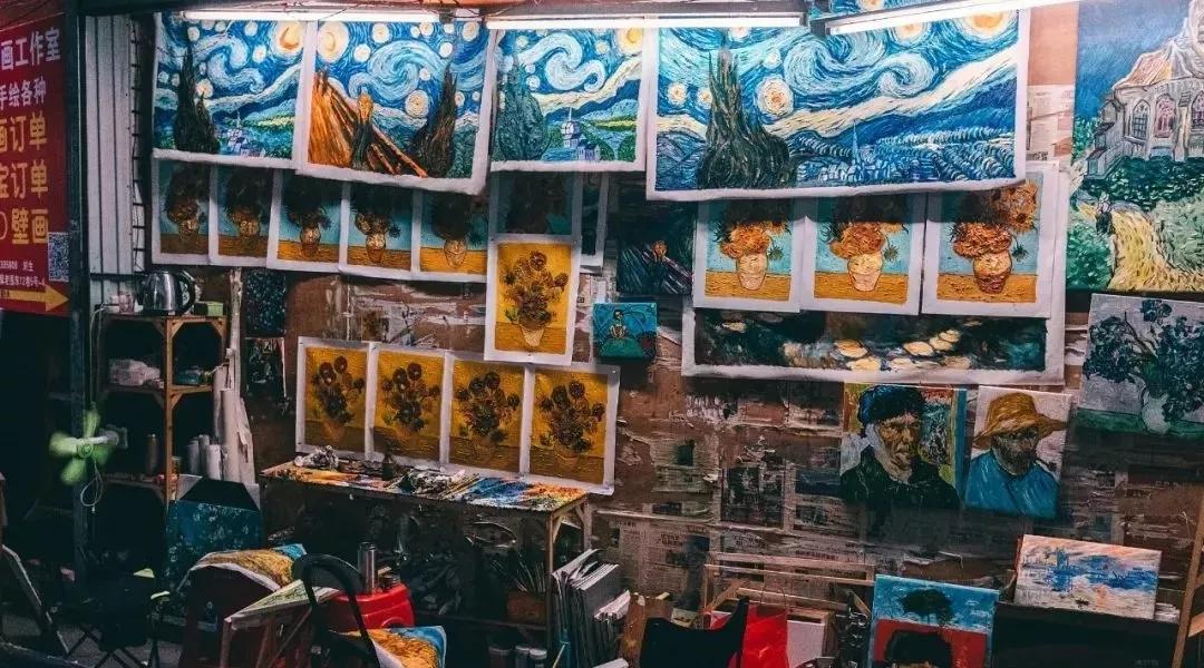 中国最大的仿制油画,高仿的赝品画