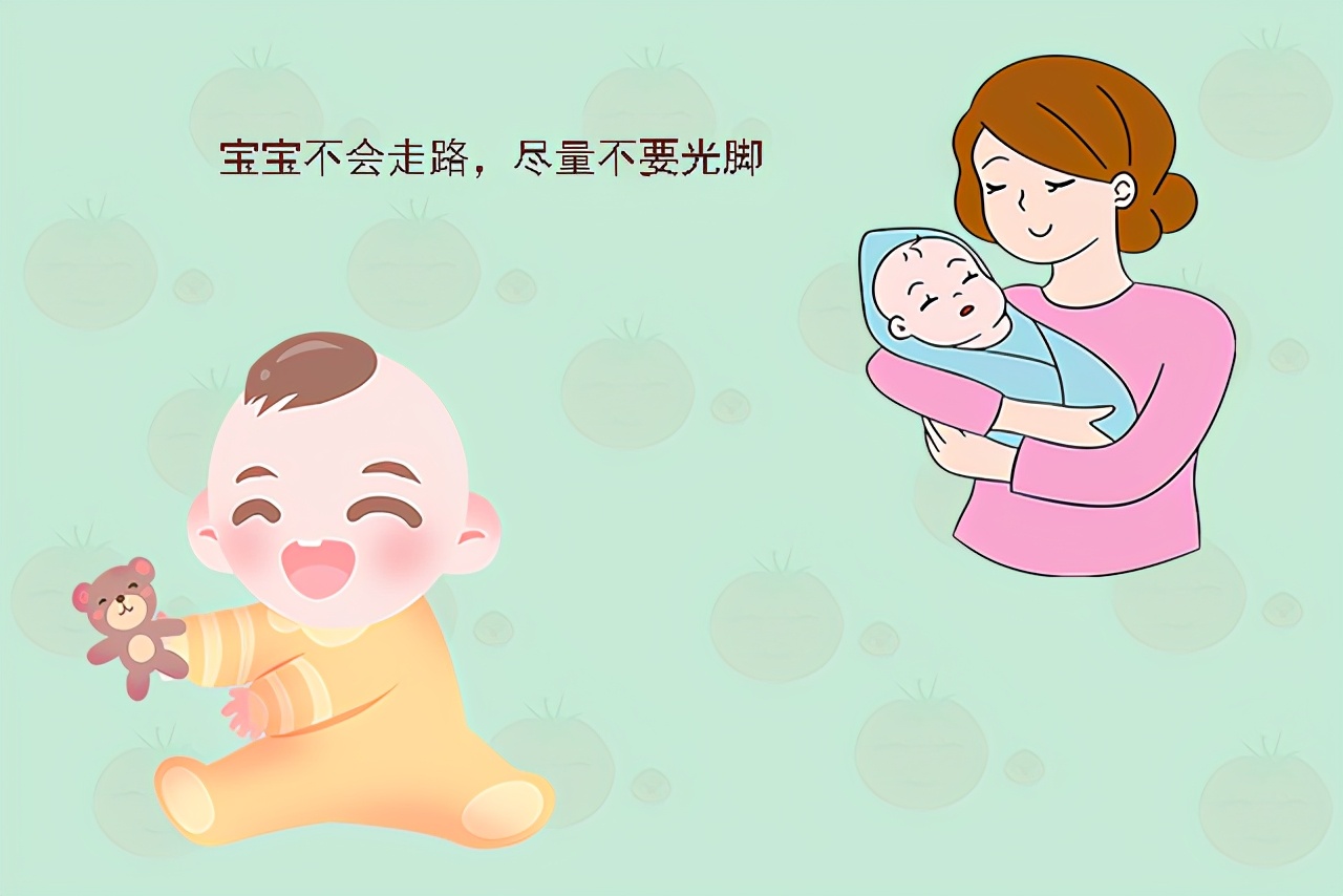 宝宝光脚走路会聪明么,宝宝光脚走路利于足弓发展吗