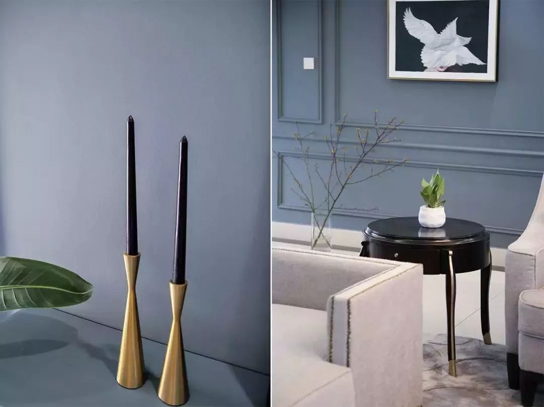 260㎡美式3居-全屋轻奢蓝精致又气派-满堂喜装饰集团