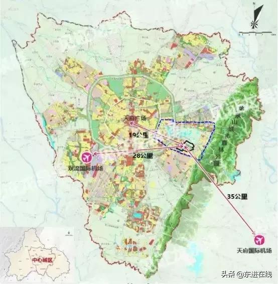 成都东进主战场,天府新区东进龙泉驿