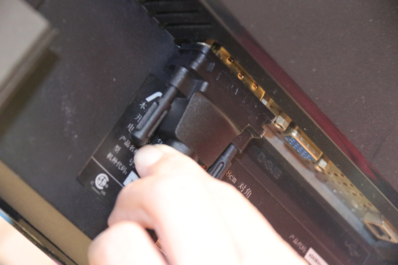 显示器没有dp接口怎么转高清,显示器怎么调dp输出