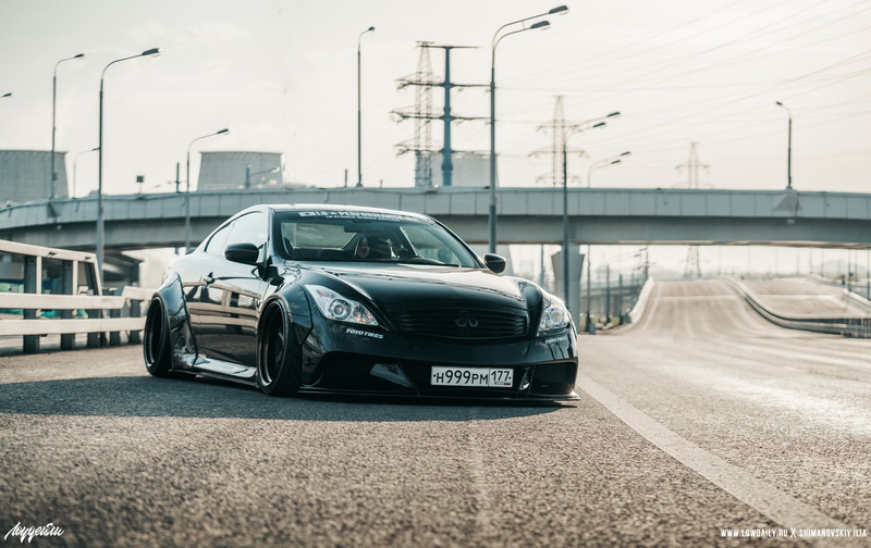 英菲尼迪g37外观改装2010款,英菲尼迪g37改装lb包围效果