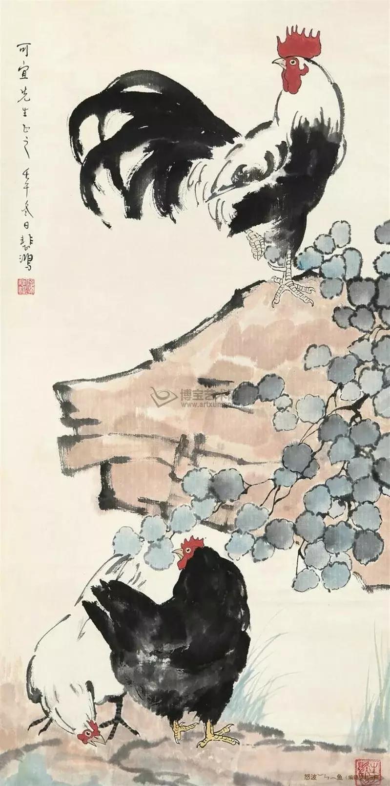 徐悲鸿的雄鸡一叫天下白,徐悲鸿笔下的十三匹马罕见齐聚