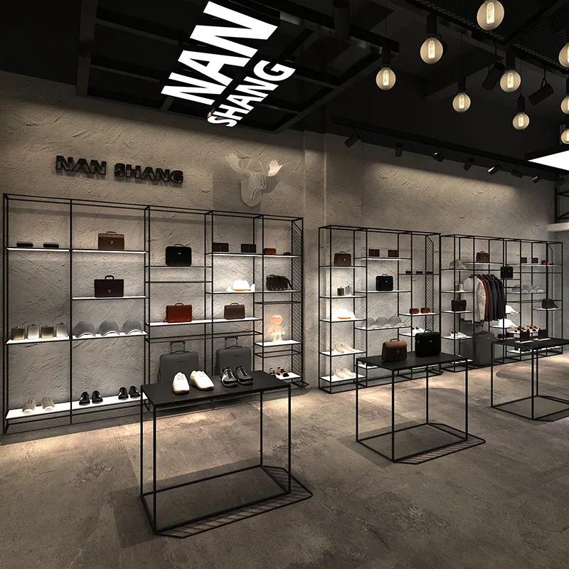 不锈钢服装架子展示架,服装店展示架落地式不锈钢弧形