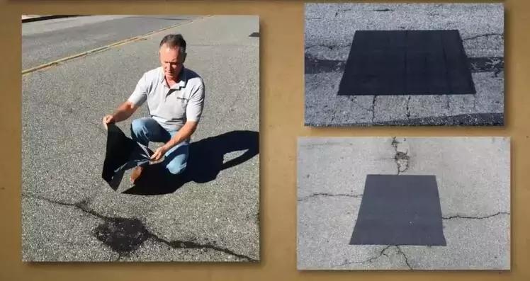 修马路不灌水泥,美国人直接用胶布,这是什么“智障”操作?