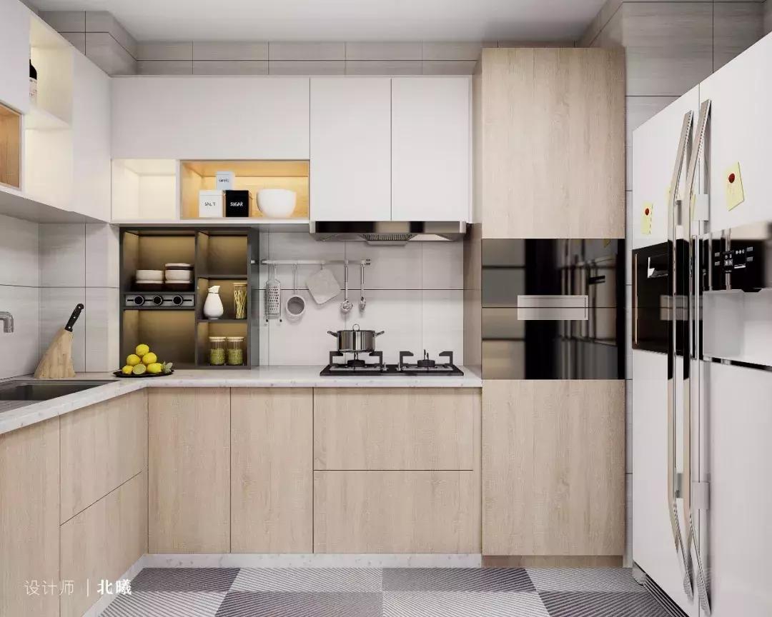 装修108平衣帽间2室一厅,126平主卧带衣帽间和卫生间效果图