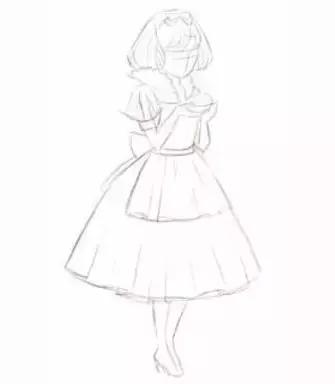 画白雪公主和七个小矮人的简笔画,简单又可爱的白雪公主怎么画