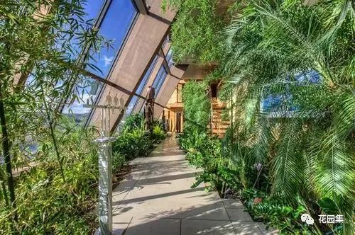 园林式办公区效果图,办公区花园景观设计