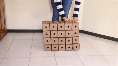 用折纸做多变魔方,用折纸叠的变形魔方