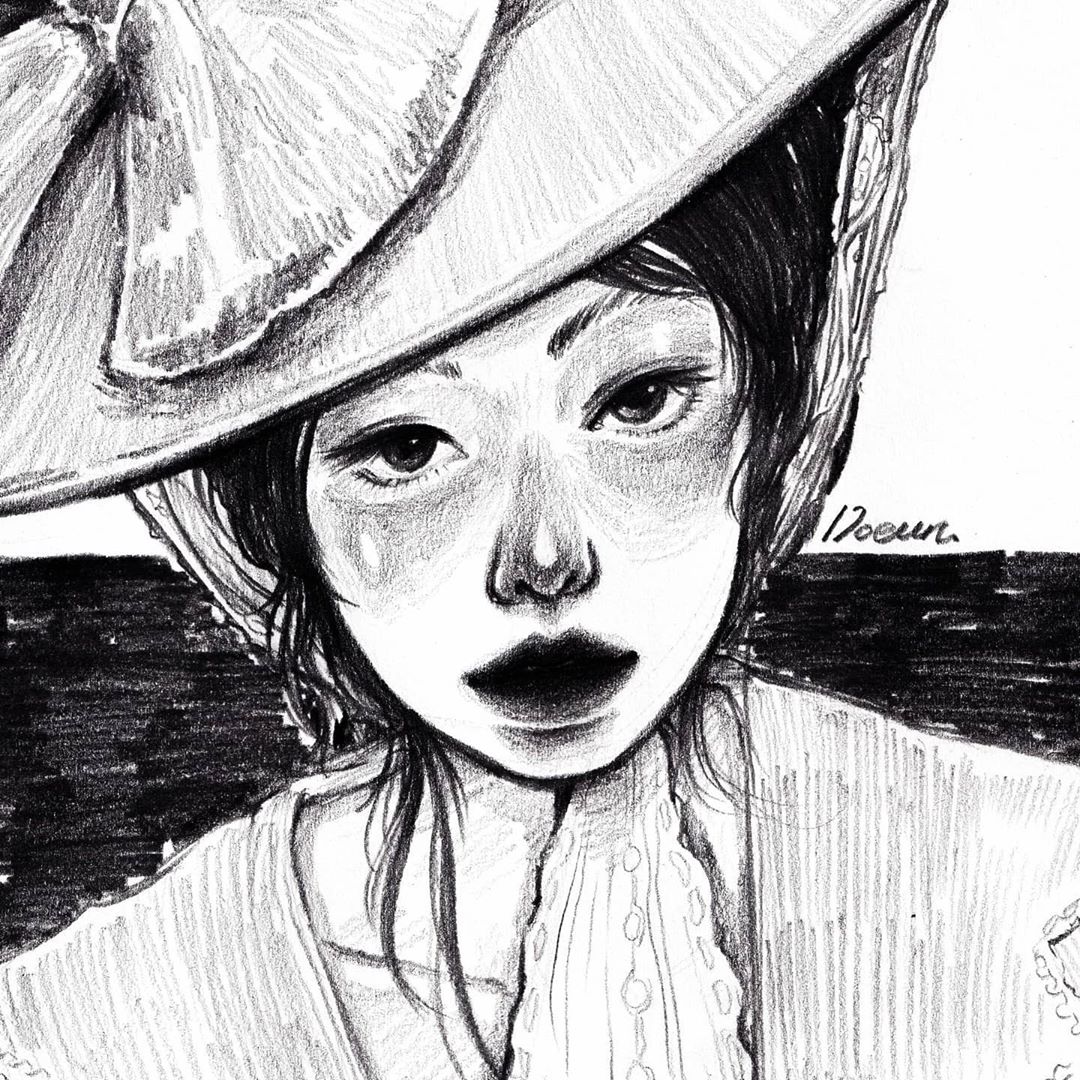 一支铅笔画素描风景,一支铅笔画出来的画