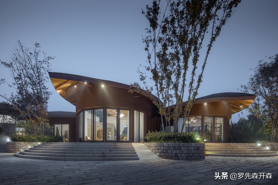 天津景区民宿设计效果图,旅游度假区民宿设计方案效果图