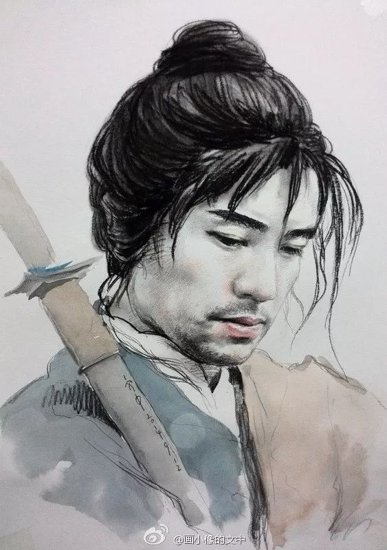 比起打印画,美院毕业的他,笔下这种彩铅水彩画才好看哭了~