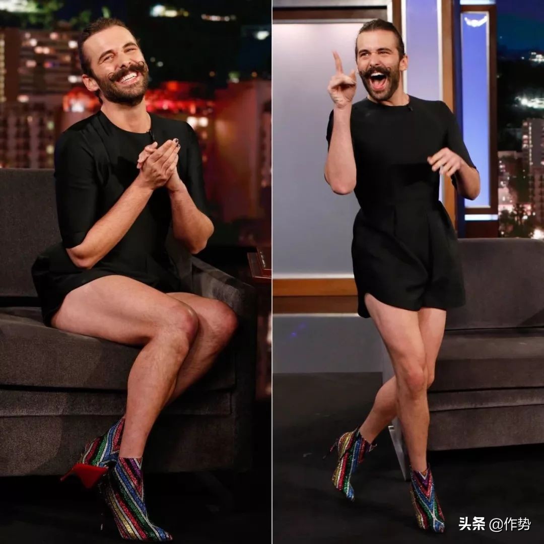 这位大胡子男人,穿起裙子来竟然比女生和还要合适?!