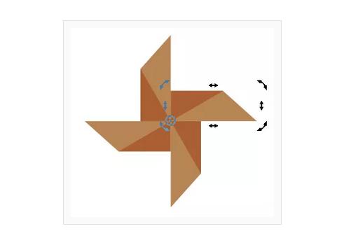 cdr怎么画花图标,cdr正方形怎么做风车