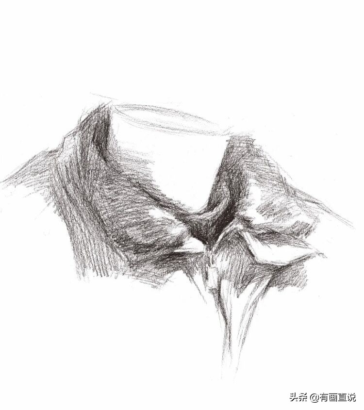 素描绘画中你容易忽略的细节，衬布和衣服的刻画，分享课程素材