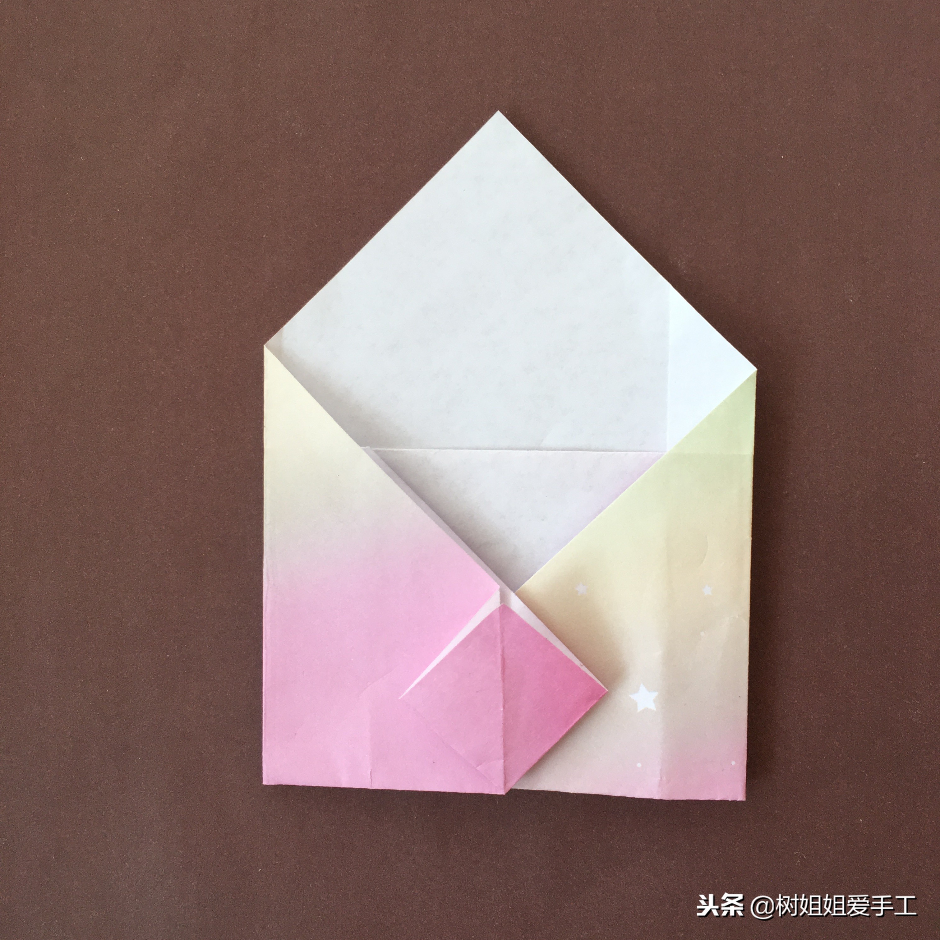 超可爱信封折纸教程,折纸信封折法简单又漂亮