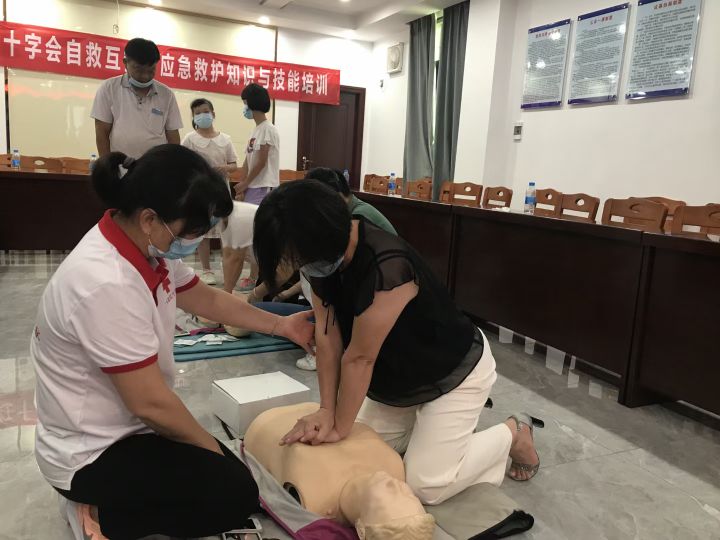 红十字会三救活动,红十字会开展应急救护五进活动
