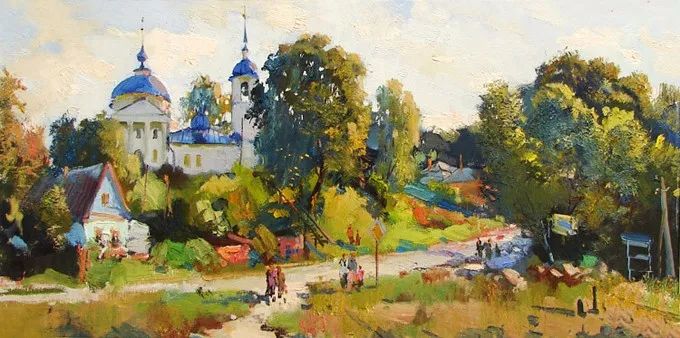 西欧大师画家的风景油画作品,卢卡斯风景油画作品