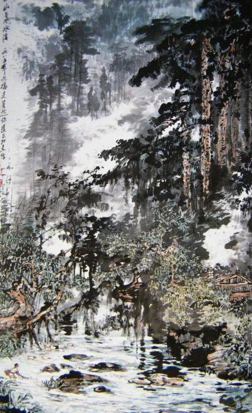 水墨画夜景欣赏,画夜景最好的中国画