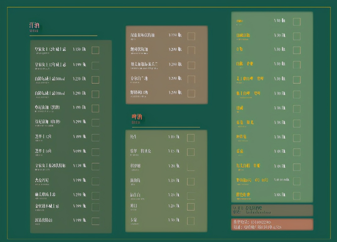 这里一定有你没见过的酒单(上)