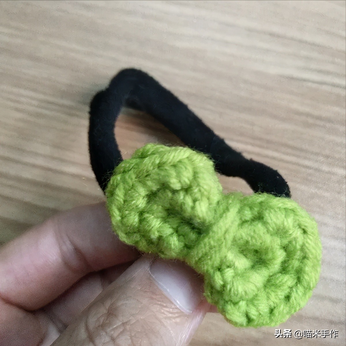 零基础毛线钩花朵,蝴蝶结发绳钩织教程大全