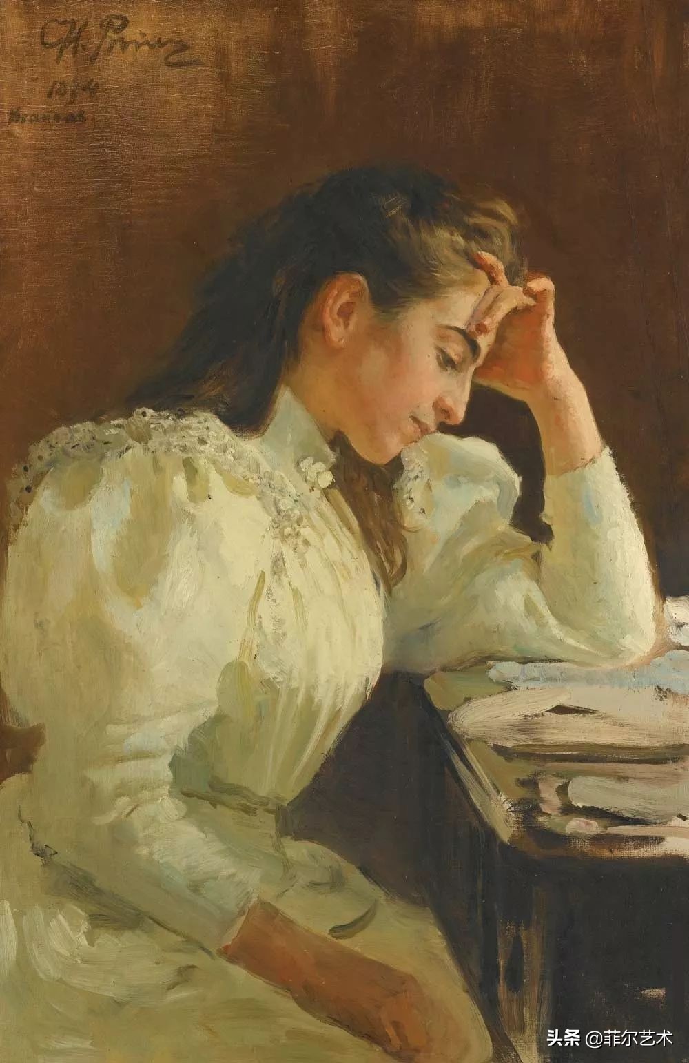 画家列宾作品欣赏,俄罗斯现实主义画家列宾及其作品