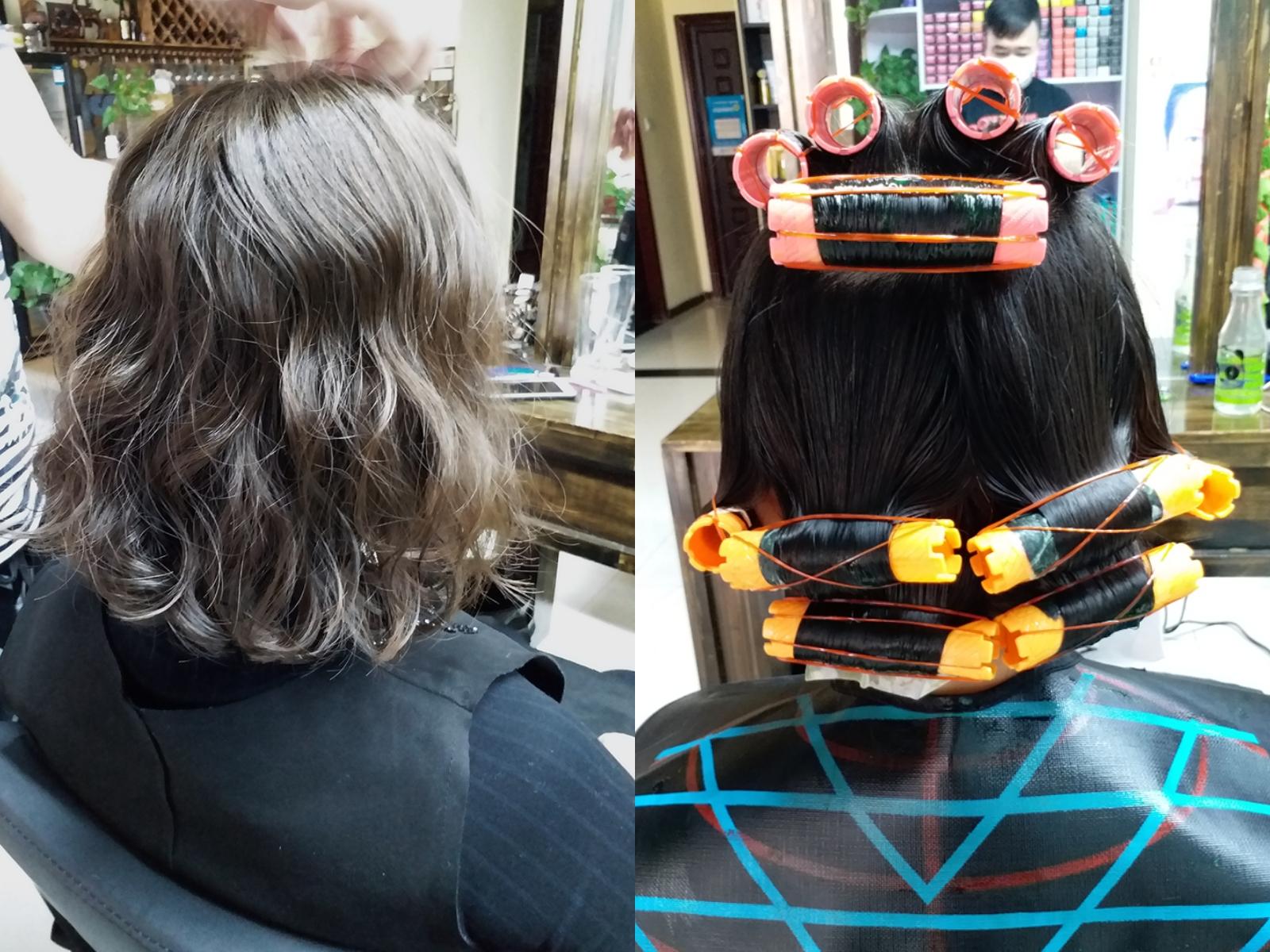 定位烫和纹理烫的区别哪个更好看,发根烫定位烫发