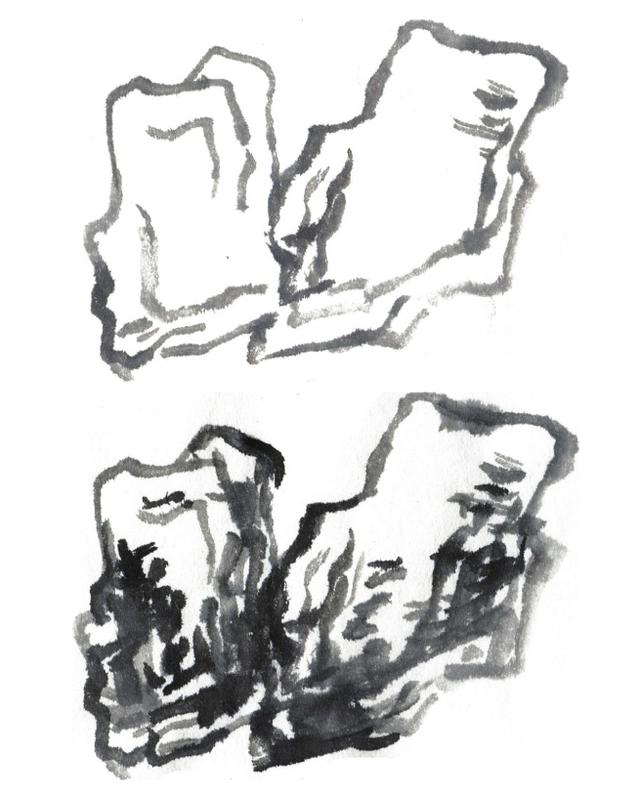 画山教程,学习画山的各种画法