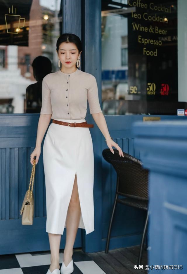 三木半身裙新款春秋,三木大码冬显瘦不规则毛呢半身裙