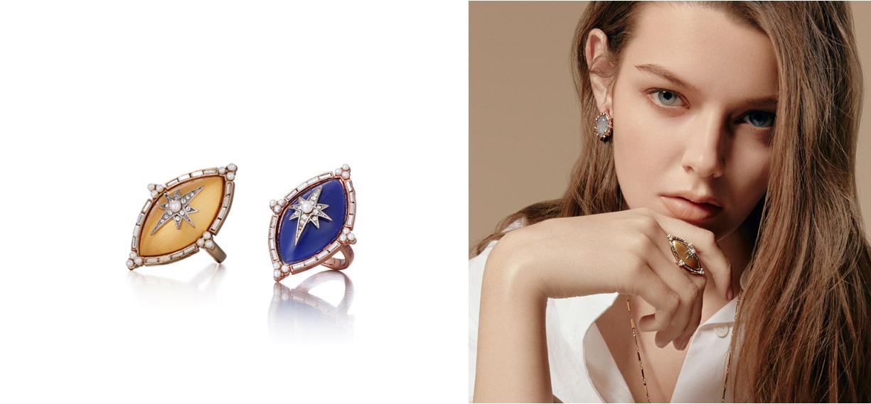 2019流行珠宝搭配,同色系搭配更显高级感珠宝