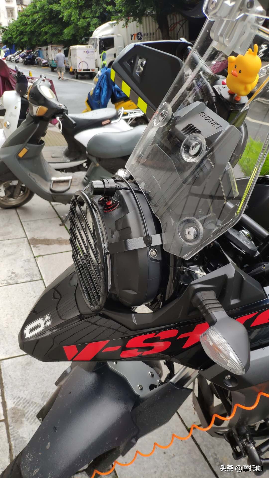 喜朗摩托车行车记录仪安装,踏板摩托车怎么安装行车记录仪