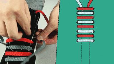 怎样让鞋子鞋带最好看,怎么样才能让鞋带系得更好看