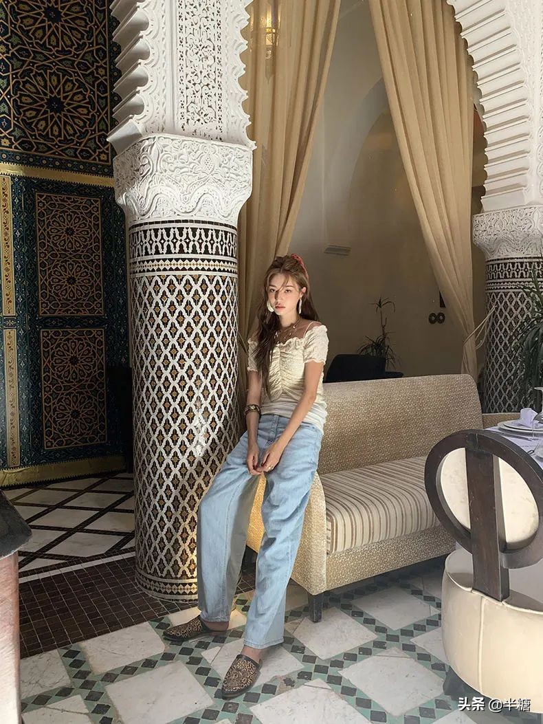 韩剧女主的穿搭连衣裙,韩剧女主穿条纹衬衫