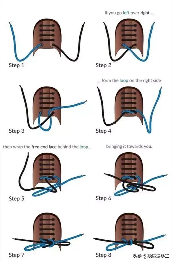 还在用老方法系鞋带吗？用这些方法，美上一百倍