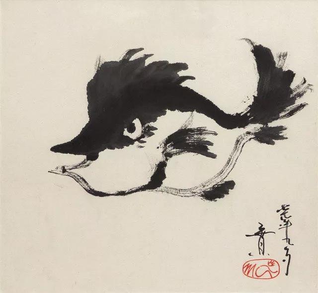 日本艺术家笔下的水墨画禅意十足,一个画水墨画很有意境的人